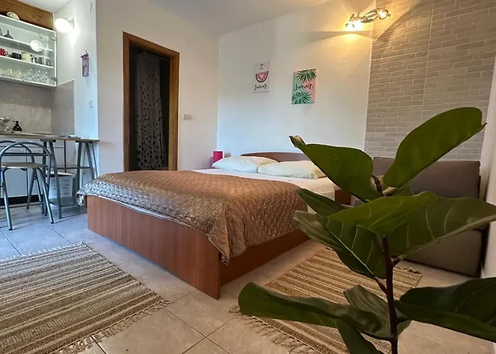 Apartman In With Terrace, Air Conditioning, Wifi, Washing Machine 4199-3 Trpanj